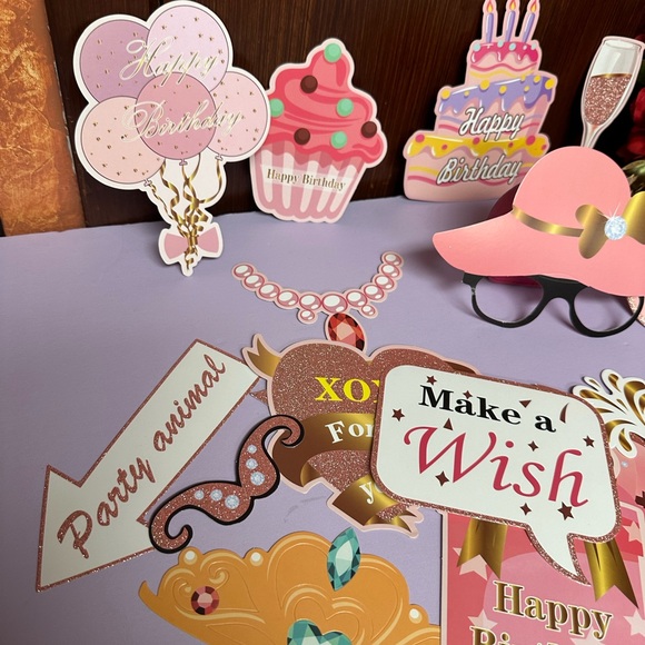 Glamorous princess Birthday party 33 decorations - Picture 5 of 11